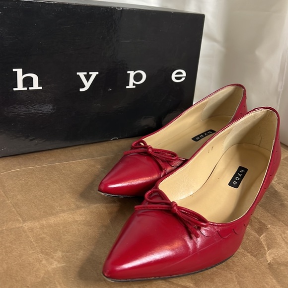 Hype low heel pumps Winter Red 8 - Picture 16 of 17